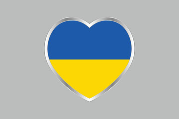 Ukraine flag sign, Flag of Ukraine, Flag Ukraine vector, Ukrainian flag symbol, The color of the original, Stock vector illustration
