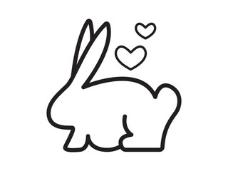cruelty free icon rabbit