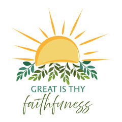 Biblical Phrase, Christian typography for banner, poster, photo overlay, apparel design