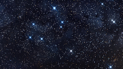Fototapeta premium A breathtaking view of the constellation of Gemini amidst twinkling stars.