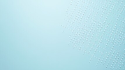 Minimalist Back-to-School Grid Background with White Lines on Light Blue - Copy Space for Promotional Content