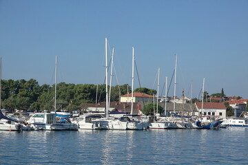 Fototapeta premium Hafen in Krk Stadt