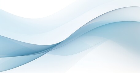 A smooth, flowing abstract design featuring soft blue waves, ideal for backgrounds or digital projects.