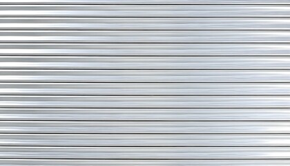 Obraz premium Silver corrugated metallic background backdrop with horizontal lines and a shiny, reflective surface 