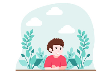 Children's Day Flat Design Illustration