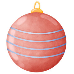 red christmas ball