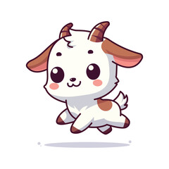 goat vector cartoon
