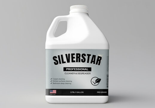 Product Packaging Cleaner Gallon Mockup With Generative AI