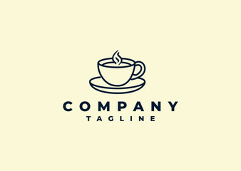Vector illustration of Coffee Logo Design