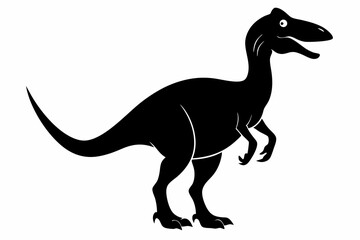 Dinosaur, dinosaur vector silhouette, dinosaur icon
