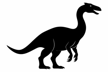 Dinosaur, dinosaur vector silhouette, dinosaur icon
