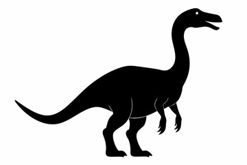 Dinosaur, dinosaur vector silhouette, dinosaur icon
