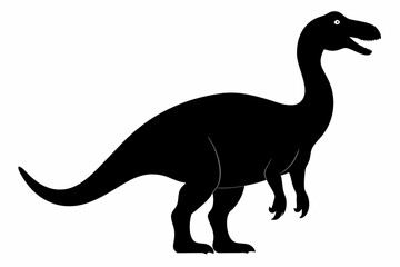 Dinosaur, dinosaur vector silhouette, dinosaur icon

