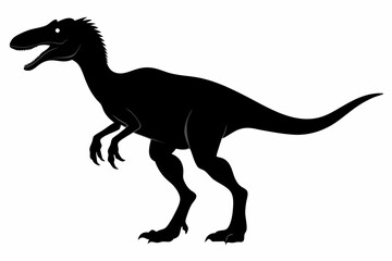 Dinosaur, dinosaur vector silhouette, dinosaur icon
