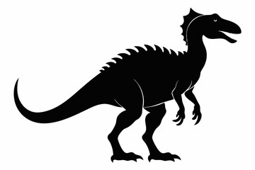 Dinosaur, dinosaur vector silhouette, dinosaur icon
