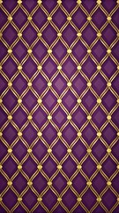 Elegant Gold Lattice on Royal Purple Pattern