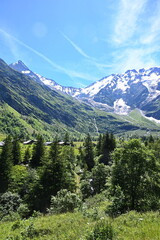 Landschaft am Refuge de Miage