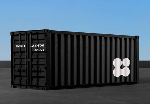 Shipping Container Mockup