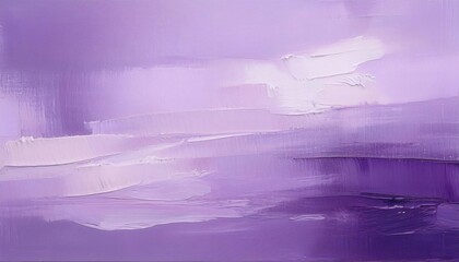Naklejka premium Violet oil painting is featuring thick brush strokes creating a textured background with copy space