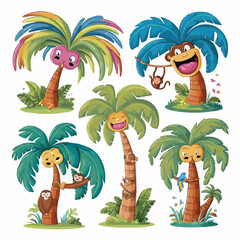 Obraz premium Palm tree Vector