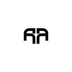AA monogram logo design letter text name symbol monochrome logotype alphabet character simple logo