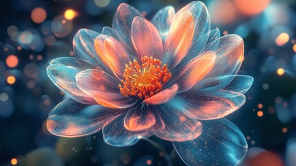 Beautiful delicate spring or summer flowers