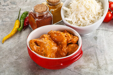 Indian cuisine - chicken butter masala