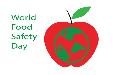 World Food Safety Day concept vector illustration