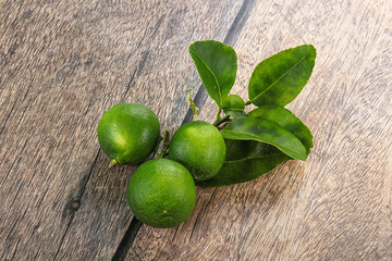 Fresh juicy ripe green lime