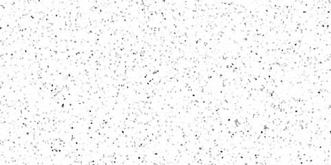 Terrazzo flooring consists of chips of marble texture. quartz surface white, black for bathroom or kitchen countertop. white paper texture background. rock stone marble backdrop textured illustration.