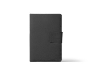 notebook day planner isolated on white background mockup