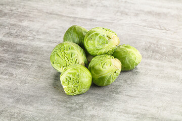 Organic raw cabbage - Brussels sprout