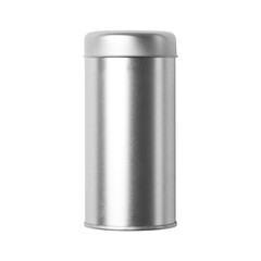 Tea Coffee Can With White Background on white background, mockup