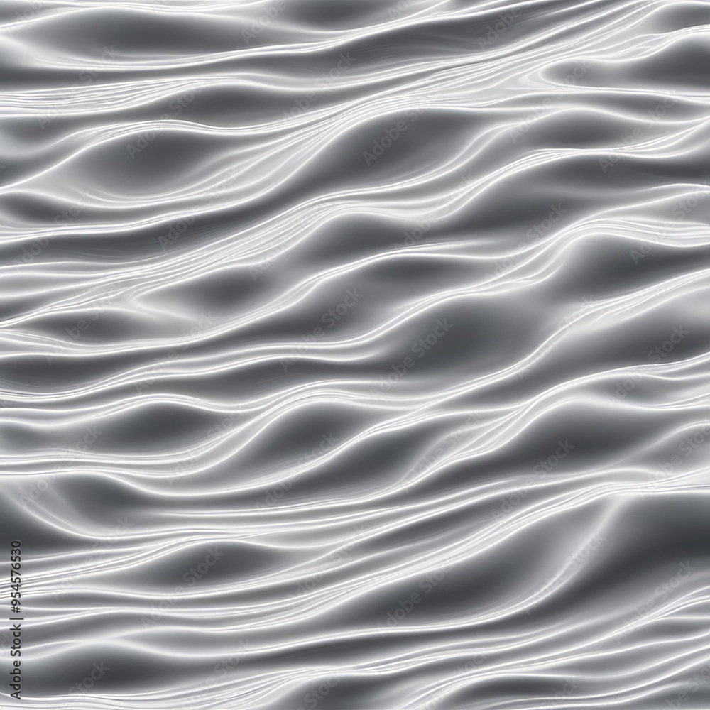 Poster a seamless abstract pattern featuring flowing, wavy lines with a soft gradient, creating a calming a