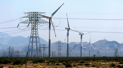 Advancing Energy Sustainability with the Smart Grid, IoT, Technology Concept, Background