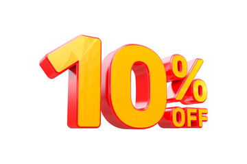 10% OFF 3d rendering with no background