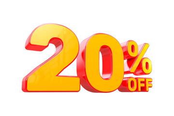 20% OFF 3d rendering with no background