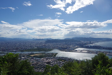 屋島山頂からの風景 -香川県高松市-