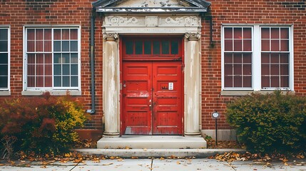 Naklejka premium American school 