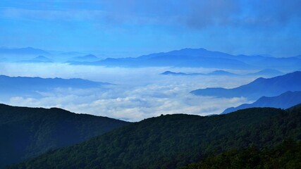 Beautiful scenery of Deogyusan in Korea