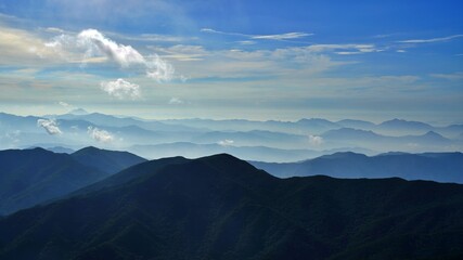 Beautiful scenery of Deogyusan Mountain in Korea