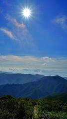 Beautiful scenery of Deogyusan Mountain in Korea