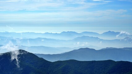 Beautiful scenery of Deogyusan Mountain in Korea