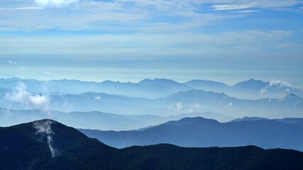 Beautiful scenery of Deogyusan Mountain in Korea