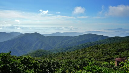 Beautiful scenery of Deogyusan Mountain in Korea