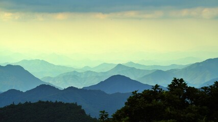 Obraz premium Beautiful scenery of Deogyusan in Korea