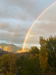 rainbow in the sky