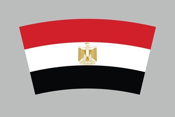 Egypt flag, The flag of Egypt, National Egypt flag Vector illustration, Flag of the Arab Republic of Egypt, Symbol of patriotism and freedom, Egyptian sign, Africa
