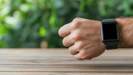 A digital wallet displayed on a smartwatch, highlighting the convenience of wearable financial technology, Wallet smartwatch, Wearable finance