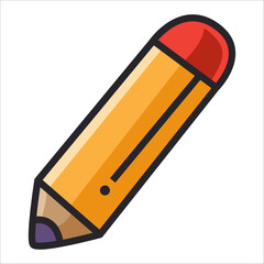 Pencil isolated on white background